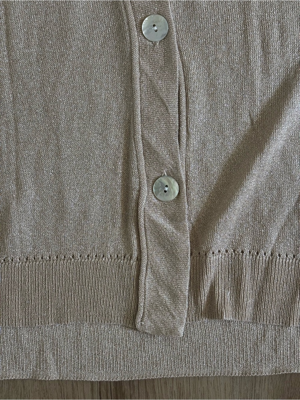 Chico's Gold Cardigan Women’s 2 Large - Picture 5 of 12